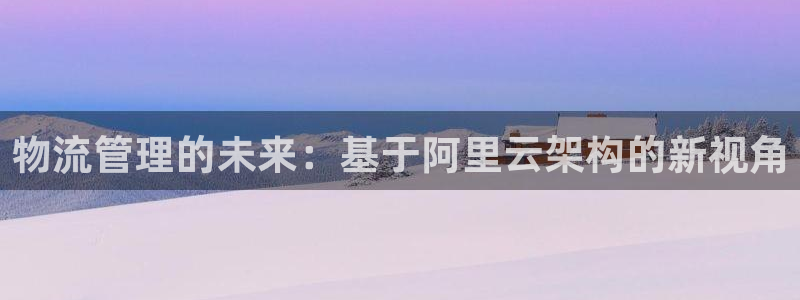 超凡国际软件是诈骗吗：物流管理的未来：基于阿里云架构的新视角